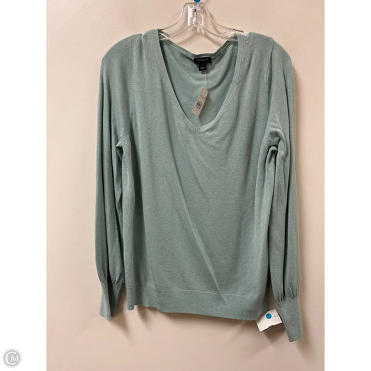 Top Long Sleeve By Ann Taylor In Blue, Size: L