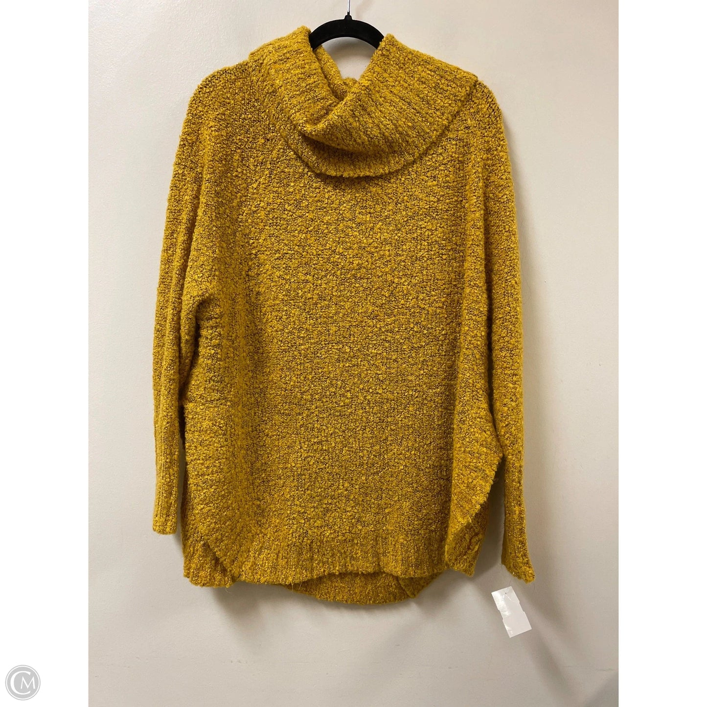 Sweater By Faded Glory In Yellow, Size: L
