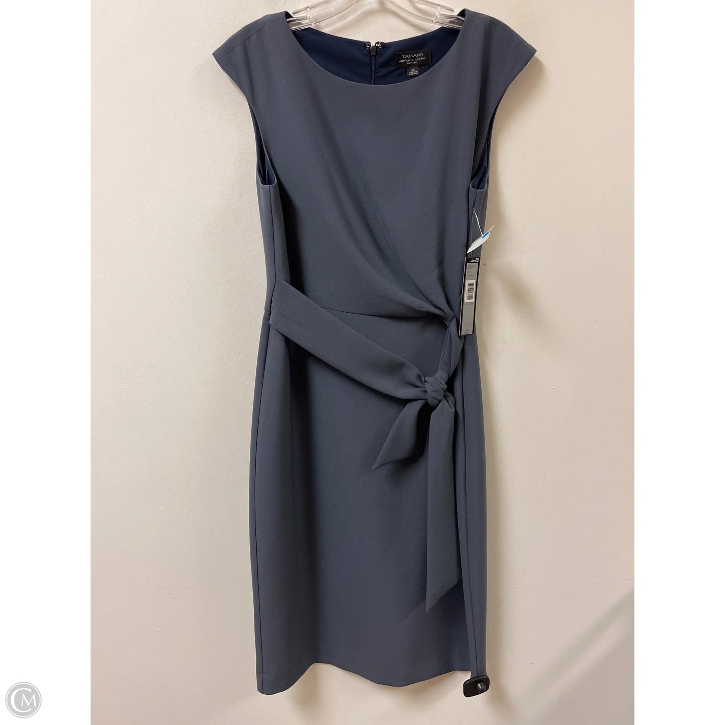 Dress Casual Maxi By Tahari In Grey, Size: M