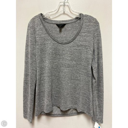 Top Long Sleeve By Banana Republic In Grey, Size: S