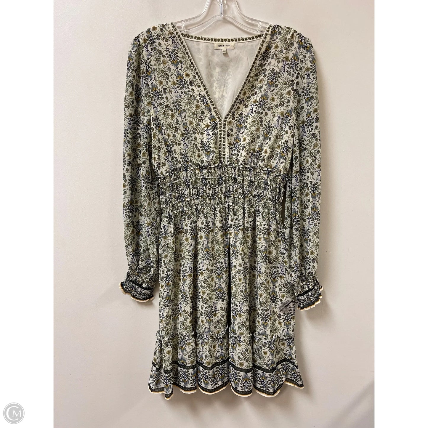 Dress Casual Short By Max Studio In Floral Print, Size: M