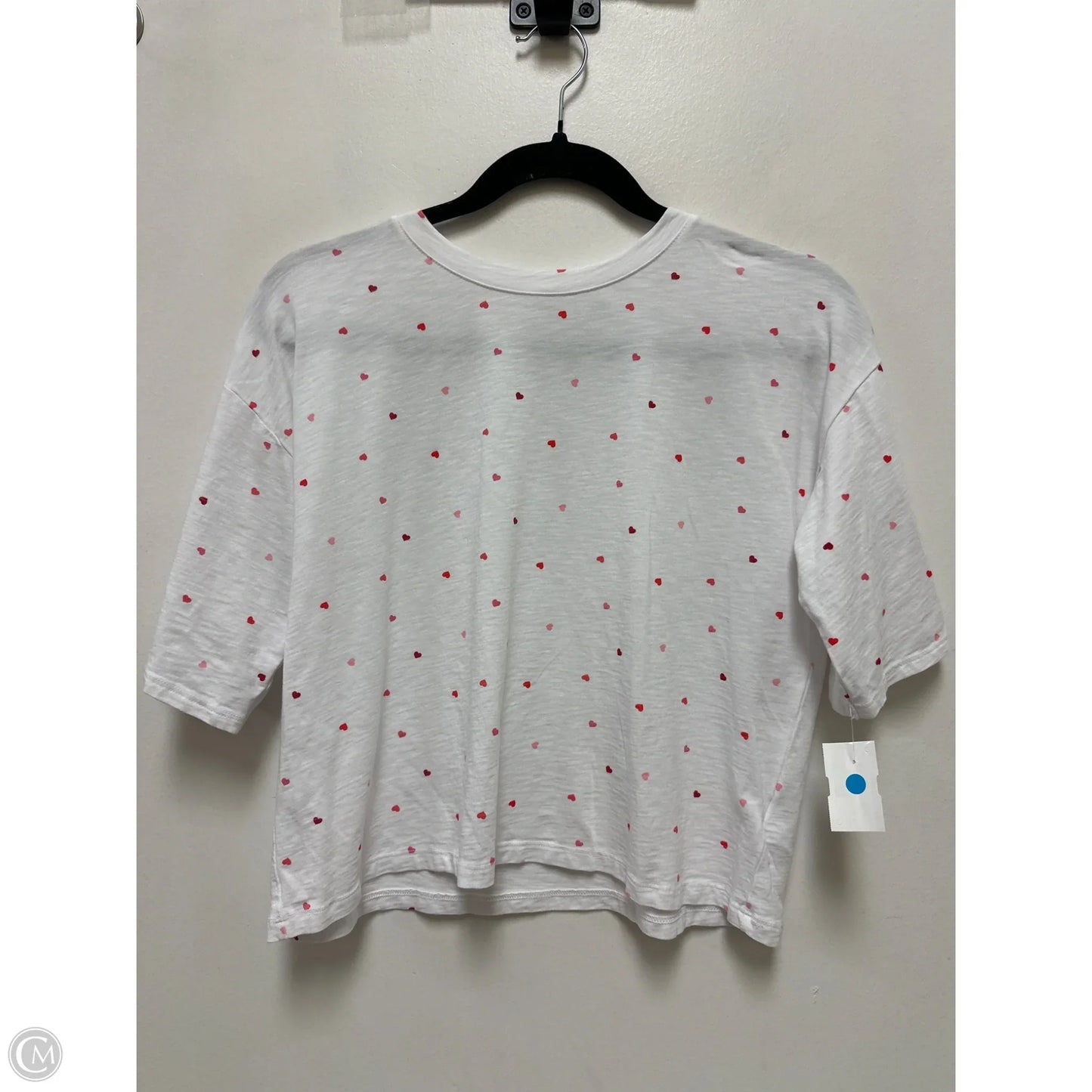 Top Short Sleeve By Nicole By Nicole Miller In White, Size: S