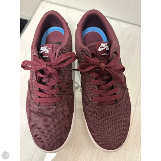 Shoes Sneakers By Nike In Red, Size: 9