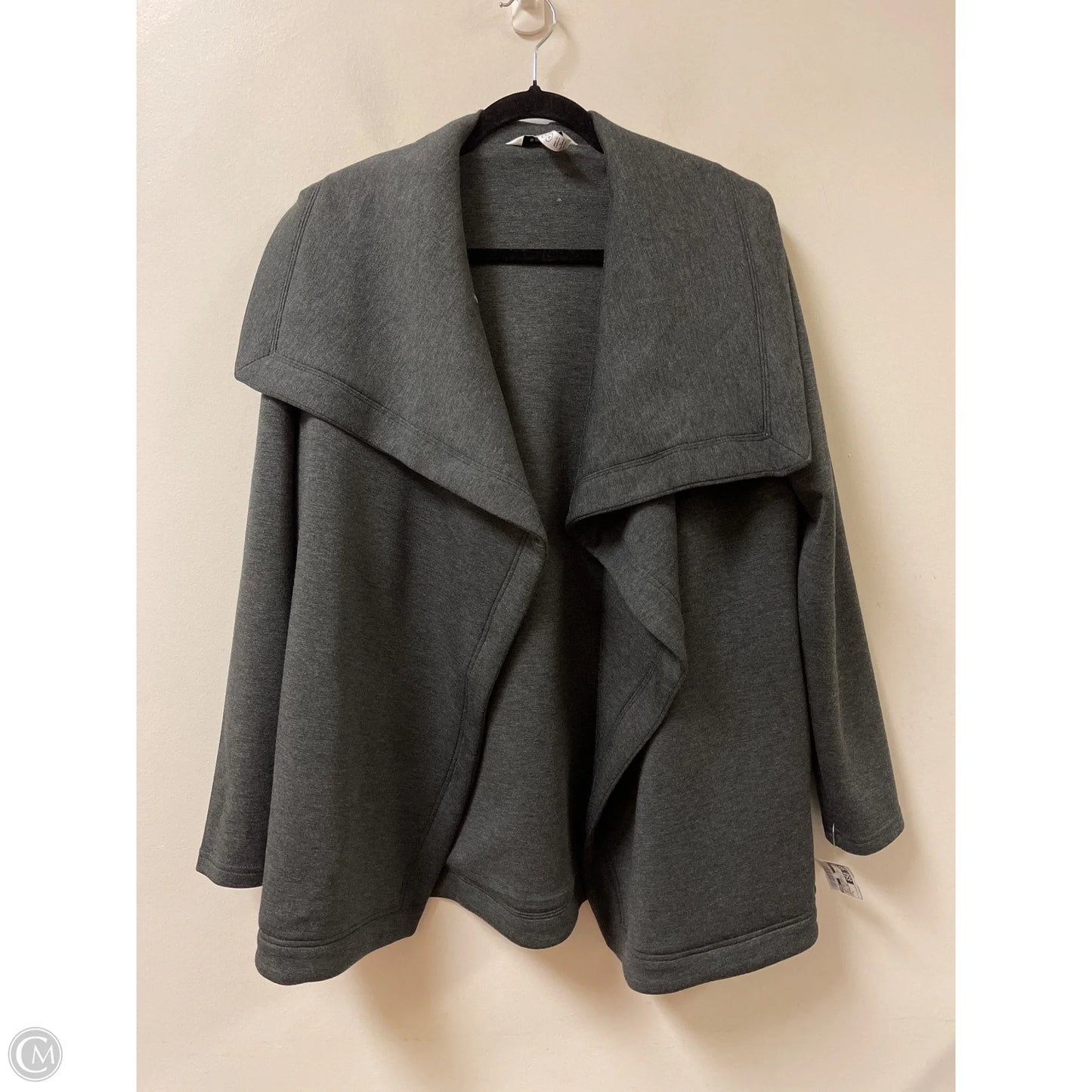 Sweater Cardigan By Spanx In Grey, Size: L