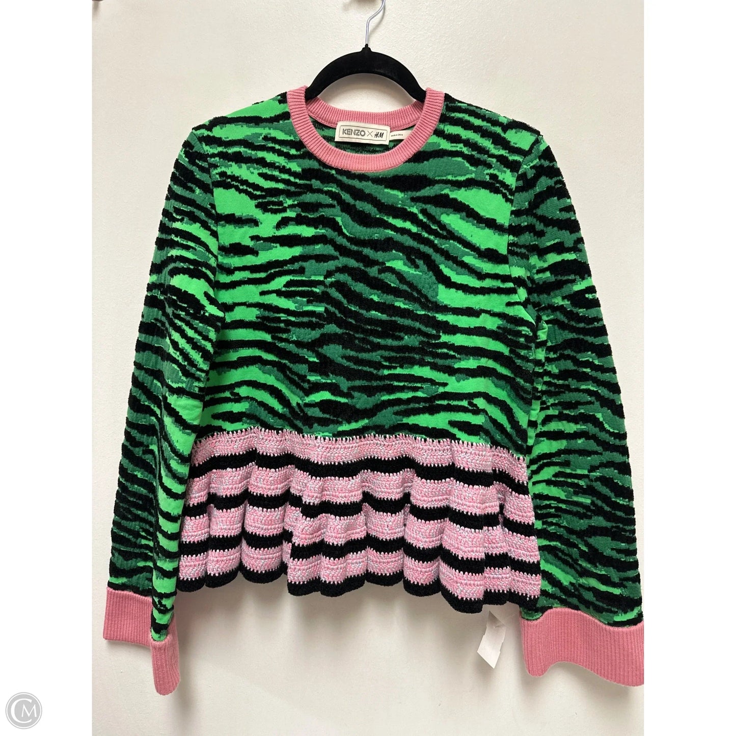 Sweater By H&m In Green, Size: M
