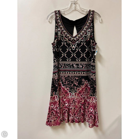 Dress Casual Midi By White House Black Market In Purple, Size: L