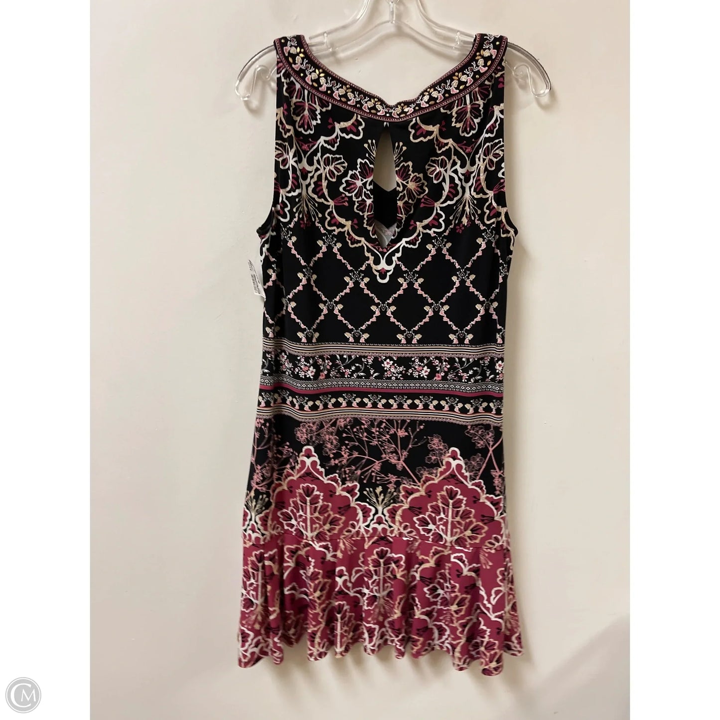 Dress Casual Midi By White House Black Market In Purple, Size: L