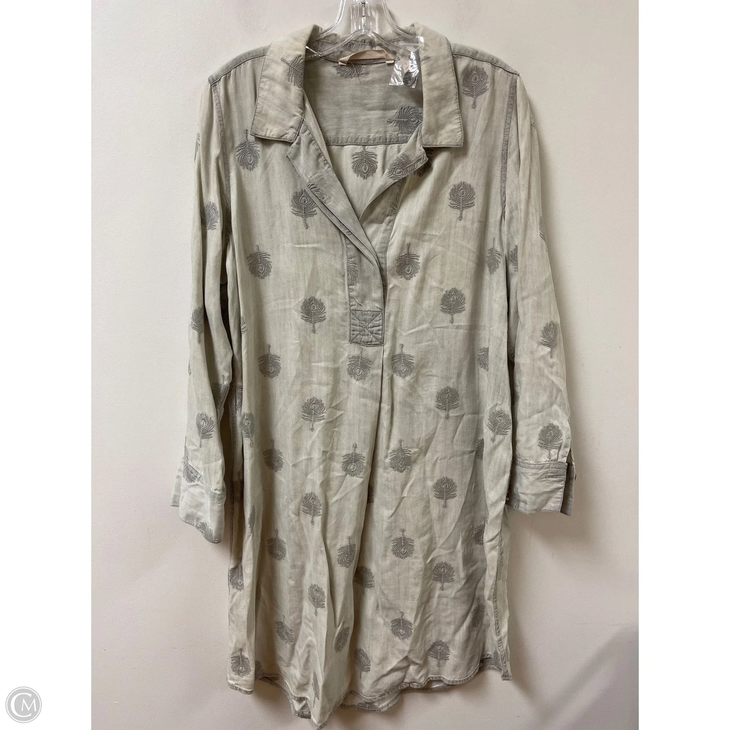 Dress Casual Short By Soft Surroundings In Grey, Size: L