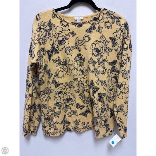 Sweater By J. Jill In Yellow, Size: S