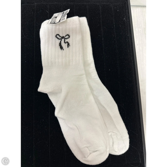 Socks By Clothes Mentor In White, Size: 0
