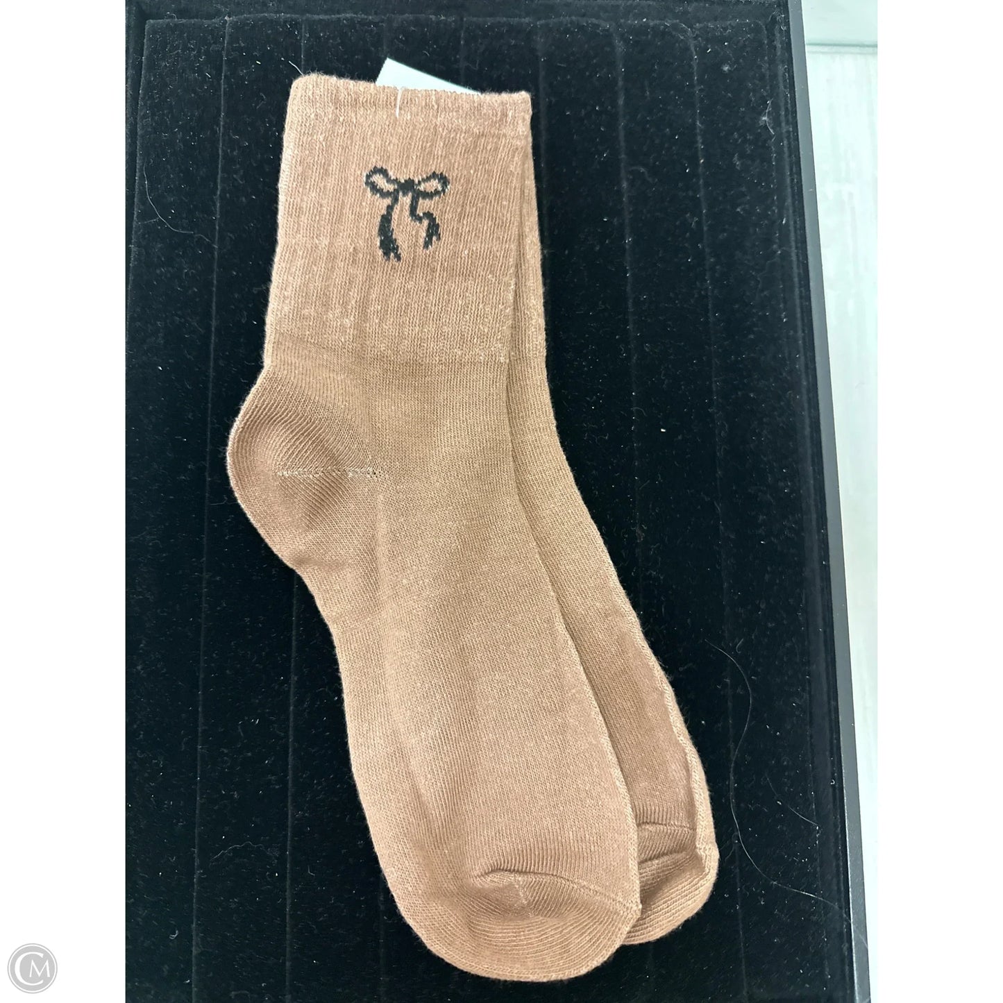 Socks By Clothes Mentor In Brown, Size: 0