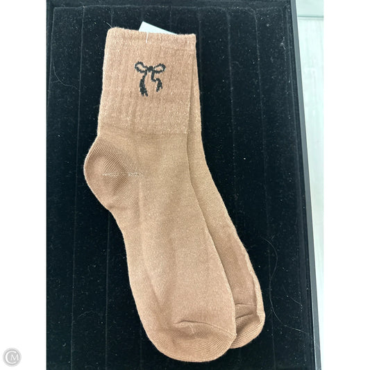 Socks By Clothes Mentor In Brown, Size: 0