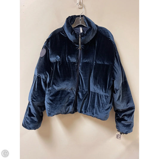 Coat Puffer & Quilted By Fabletics In Navy, Size: 1x