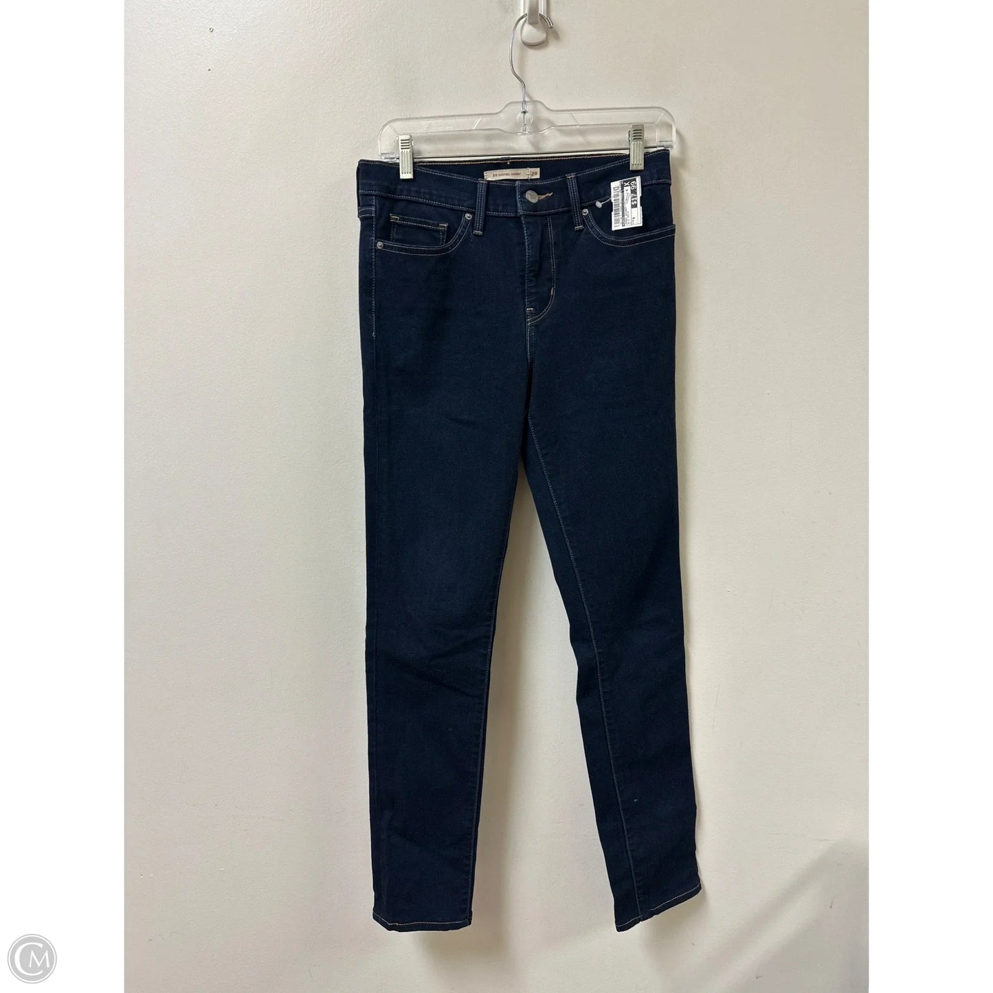 Jeans Skinny By Levis In Blue Denim, Size: 6