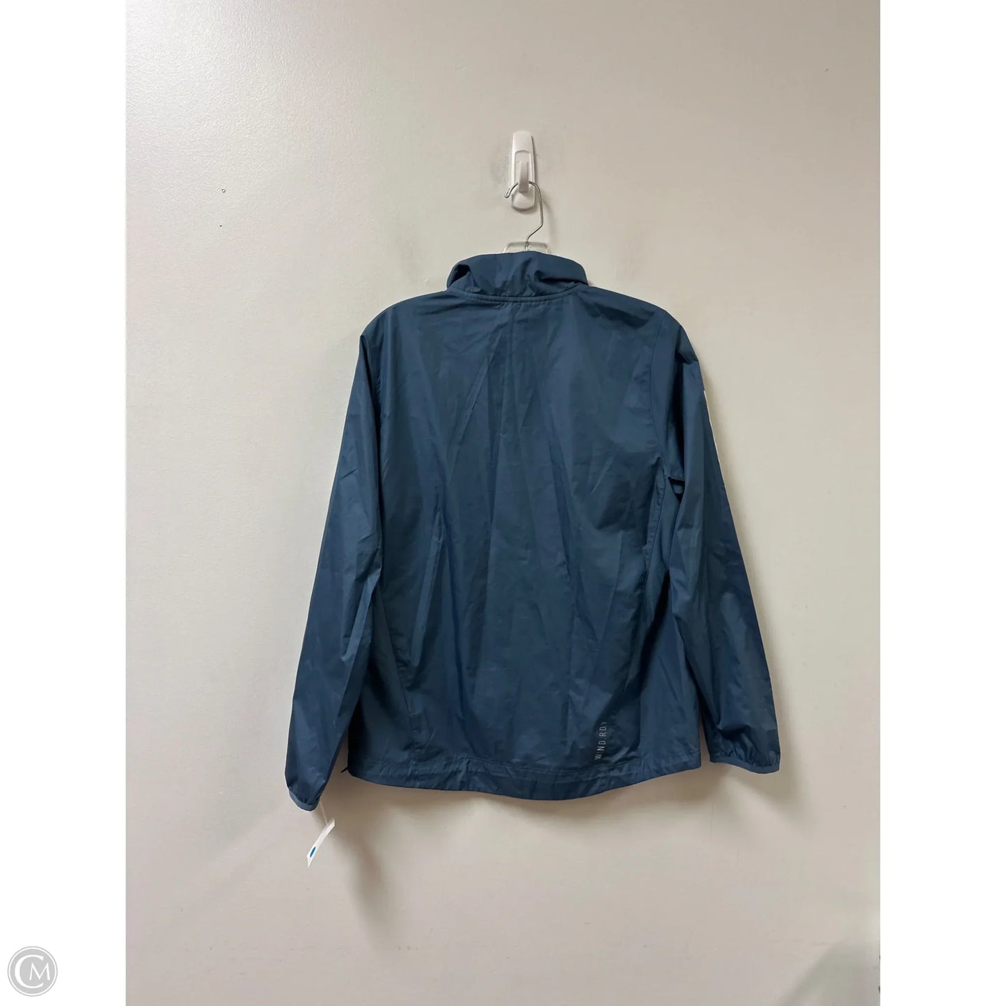 Athletic Jacket By Adidas In Blue, Size: S