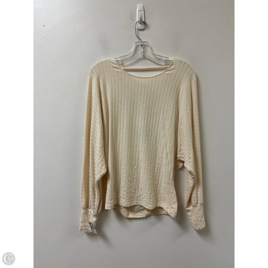 Sweater By Daytrip In Cream, Size: M