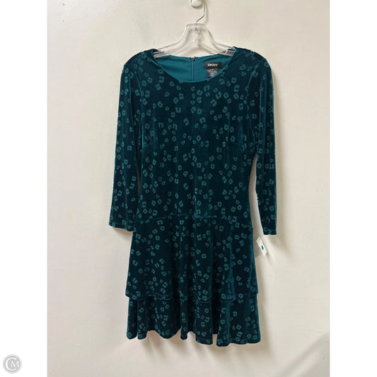 Dress Casual Short By Dkny In Green, Size: M