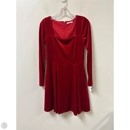 Dress Casual Short By Copper Key In Red, Size: L