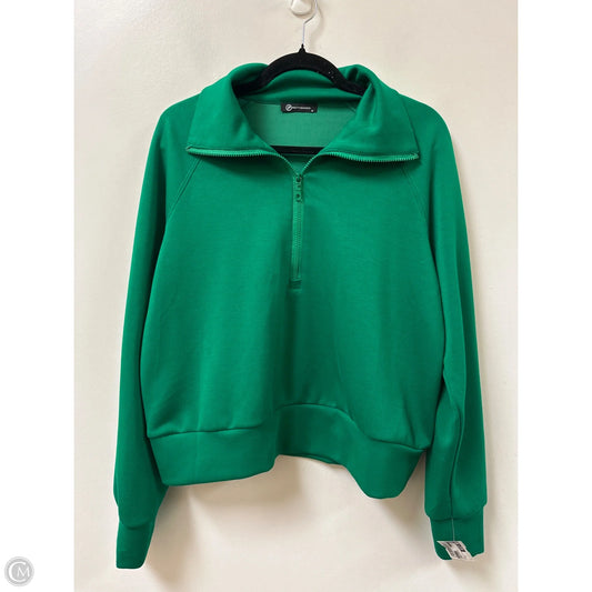 Sweatshirt Crewneck By Prettygarden In Green, Size: M