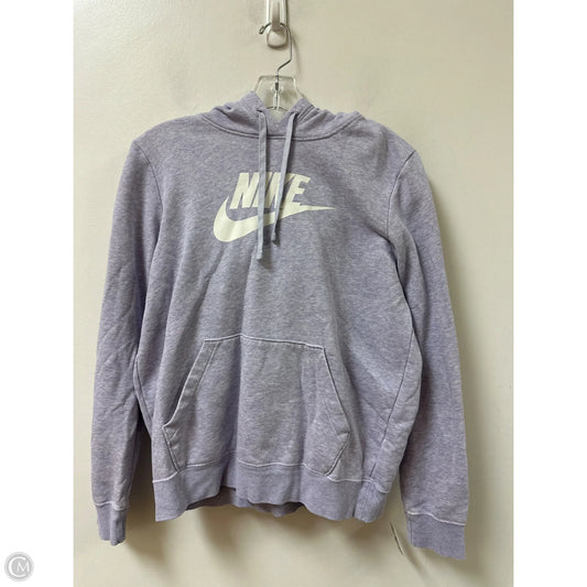 Athletic Sweatshirt Hoodie By Nike Apparel In Purple, Size: S