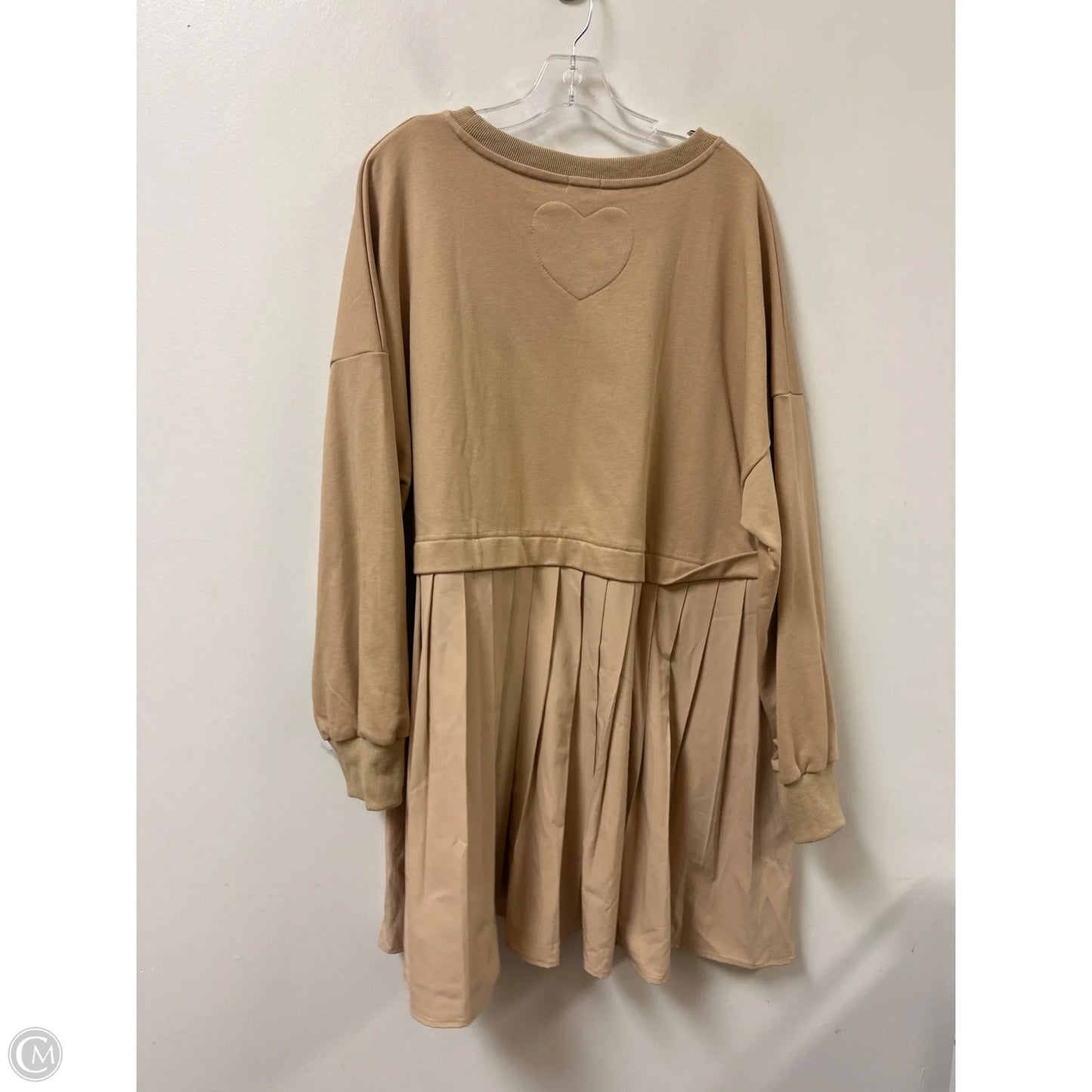 Dress Casual Short By Clothes Mentor In Tan, Size: Xl