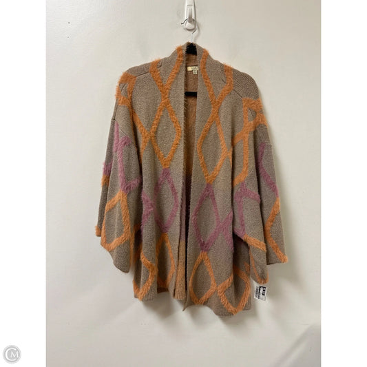 Sweater Cardigan By Kori America In Multi-colored, Size: L