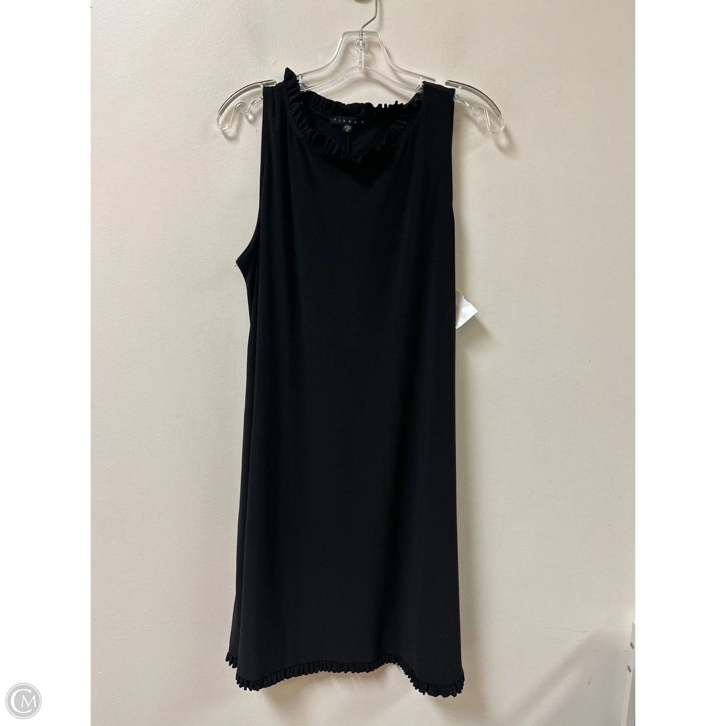 Dress Casual Midi By Tiana B In Black, Size: 1x