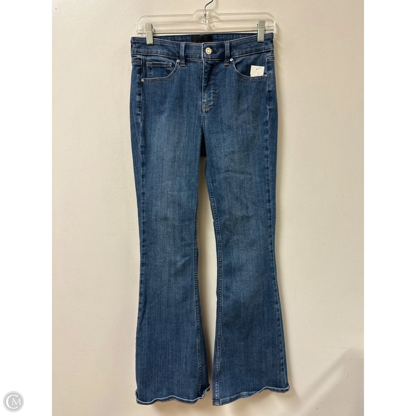 Jeans Flared By White House Black Market In Blue Denim, Size: 2