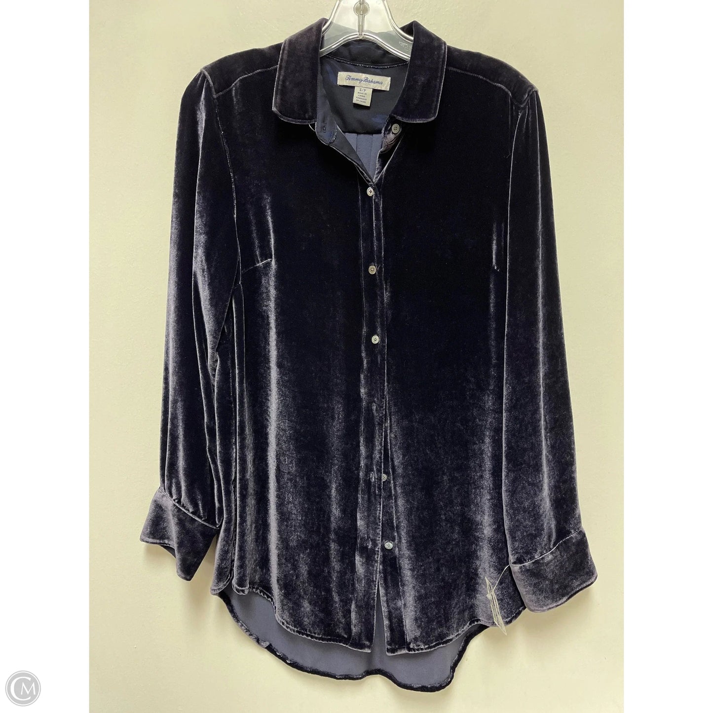 Blouse Long Sleeve By Tommy Bahama In Blue, Size: S