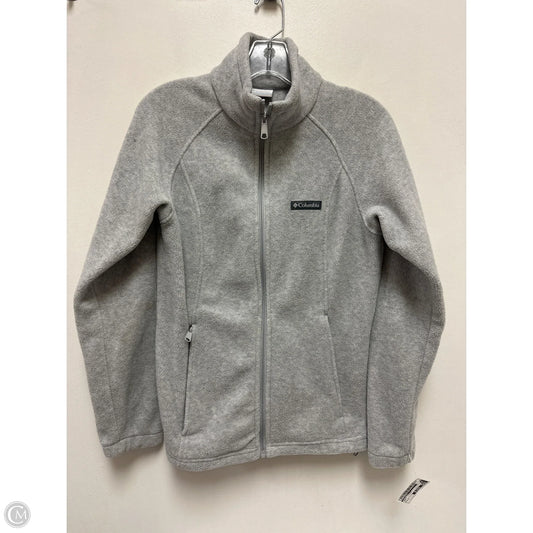 Jacket Fleece By Columbia In Grey, Size: S