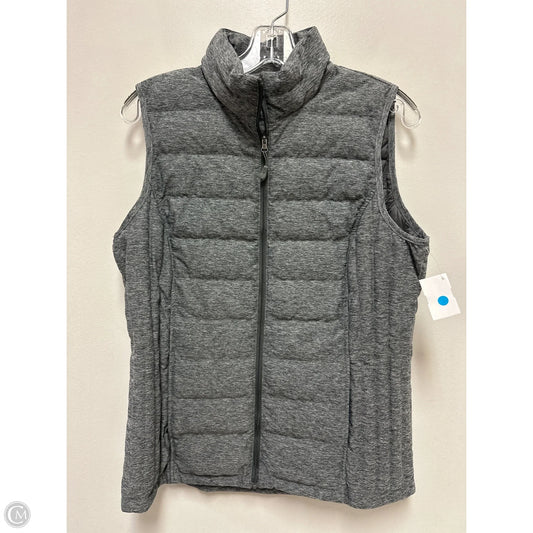 Vest Puffer & Quilted By Clothes Mentor In Grey, Size: M
