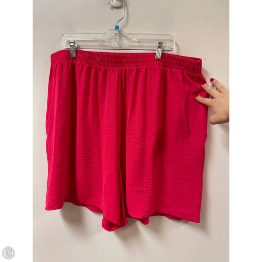 Shorts By Cotton Bleu In Pink, Size: 3x