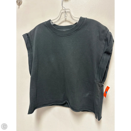 Athletic Top Short Sleeve By Calia In Black, Size: M