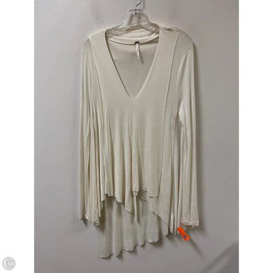 Tunic Long Sleeve By Free People In Cream, Size: S