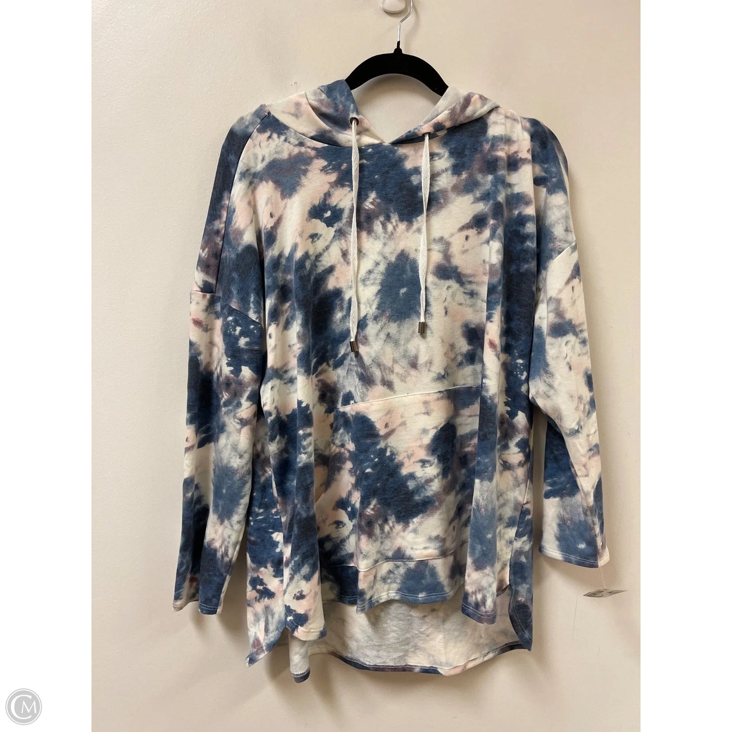 Sweatshirt Hoodie By Cyrus In Blue, Size: 1x