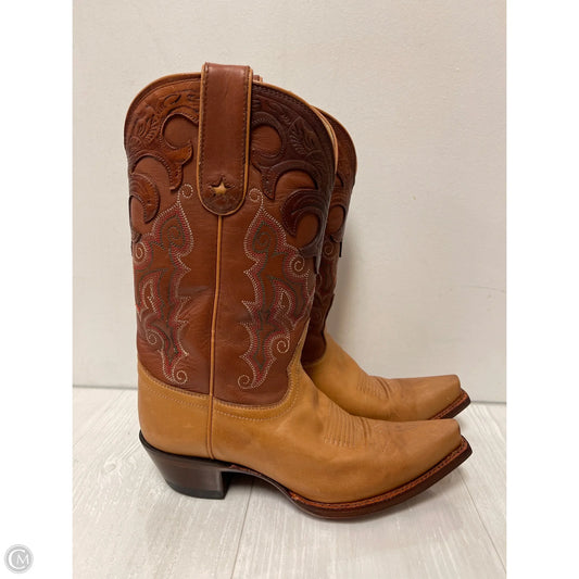 Boots Western By Tony Lama In Brown. Size: 6
