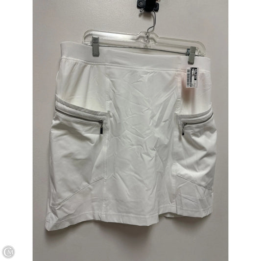 Skort By Chicos In White, Size: 12