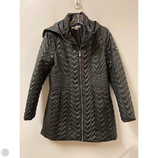 Coat Puffer & Quilted By Via Spiga In Black, Size: M