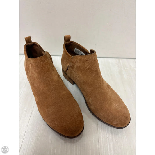 Boots Ankle Heels By Toms In Brown, Size: 8