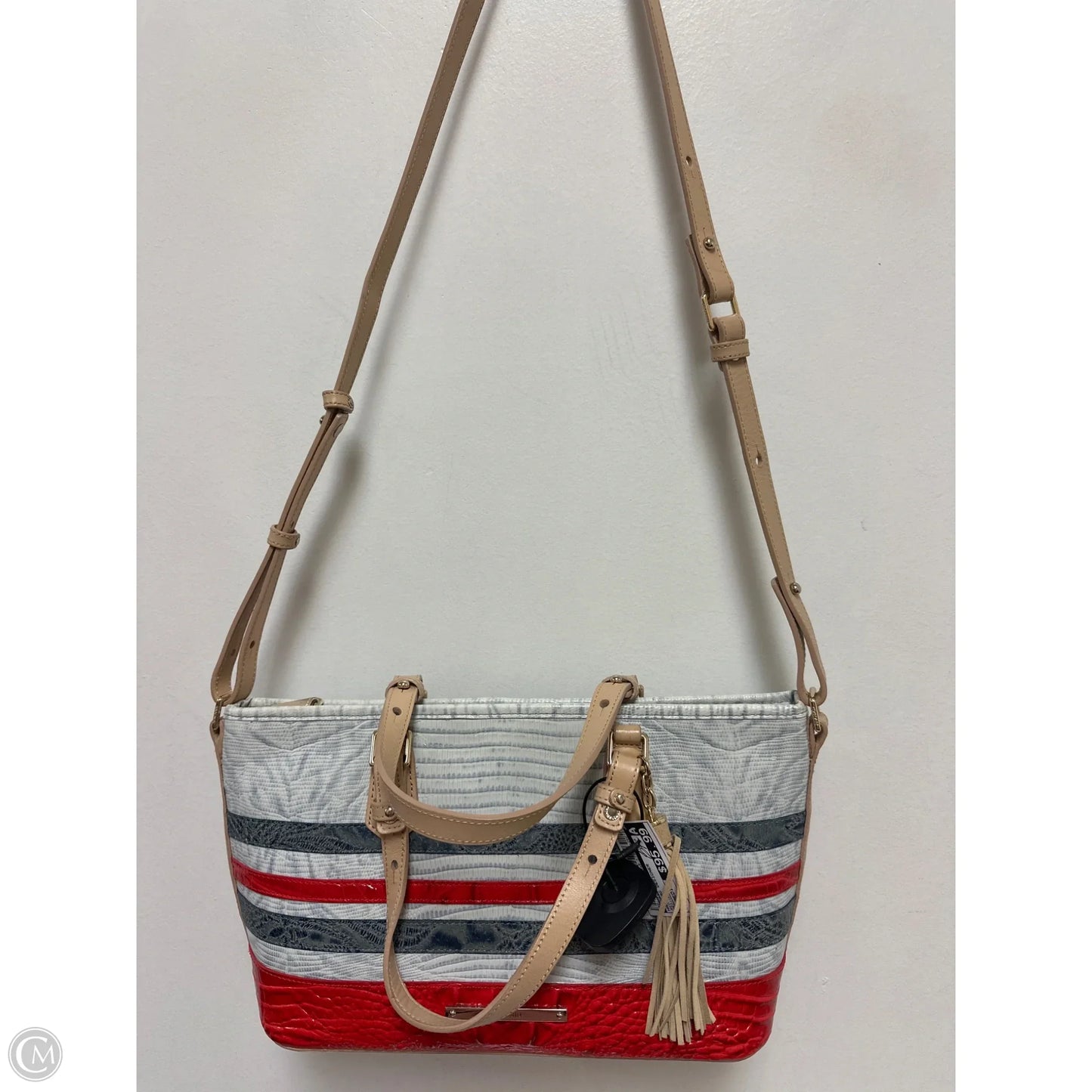 Handbag Designer By Brahmin, Size: Medium