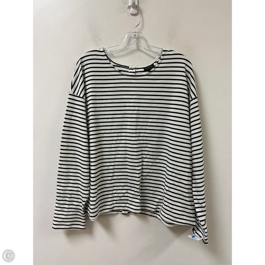 Top Long Sleeve By Who What Wear In Striped Pattern, Size: Xl