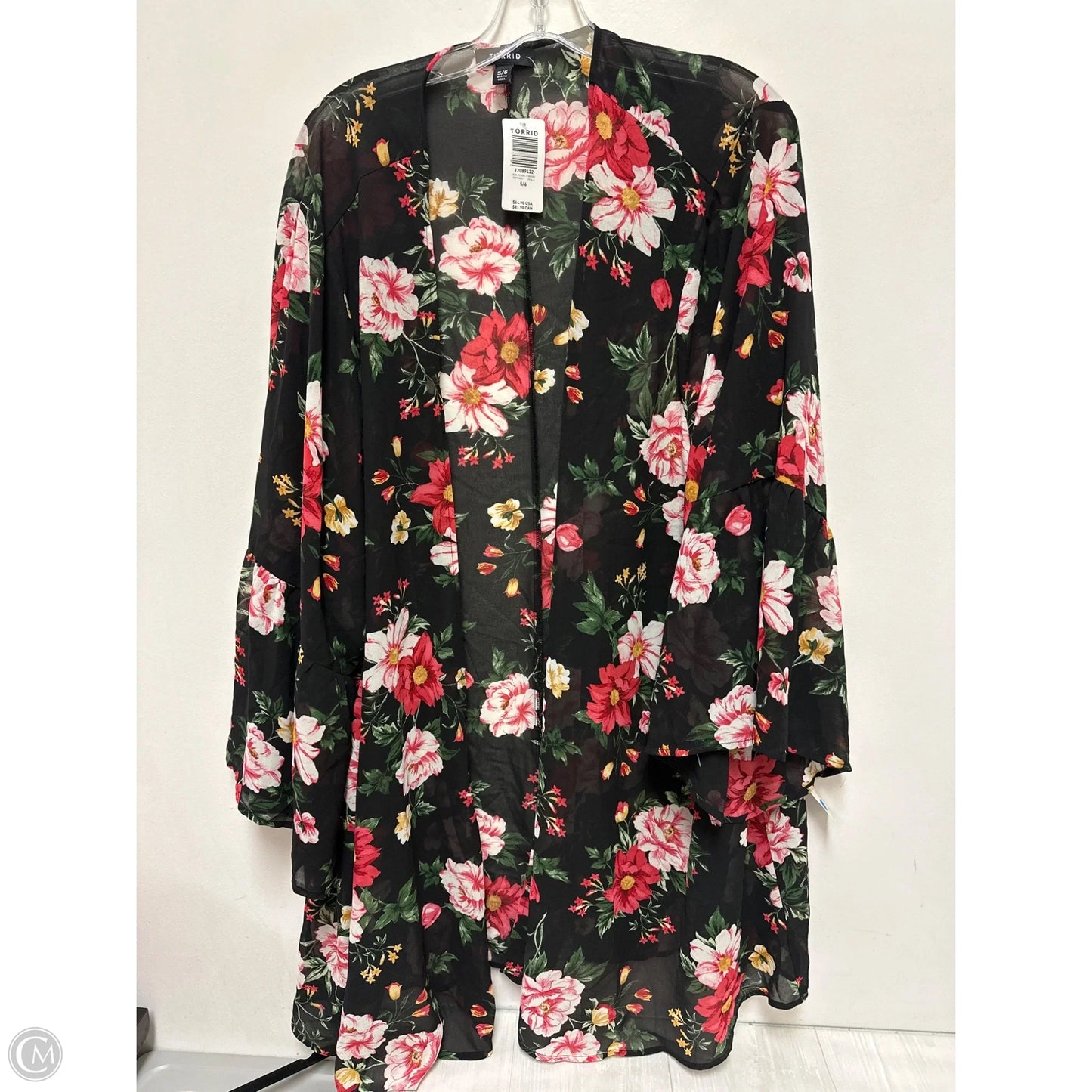 Kimono By Torrid In Floral Print, Size: 6