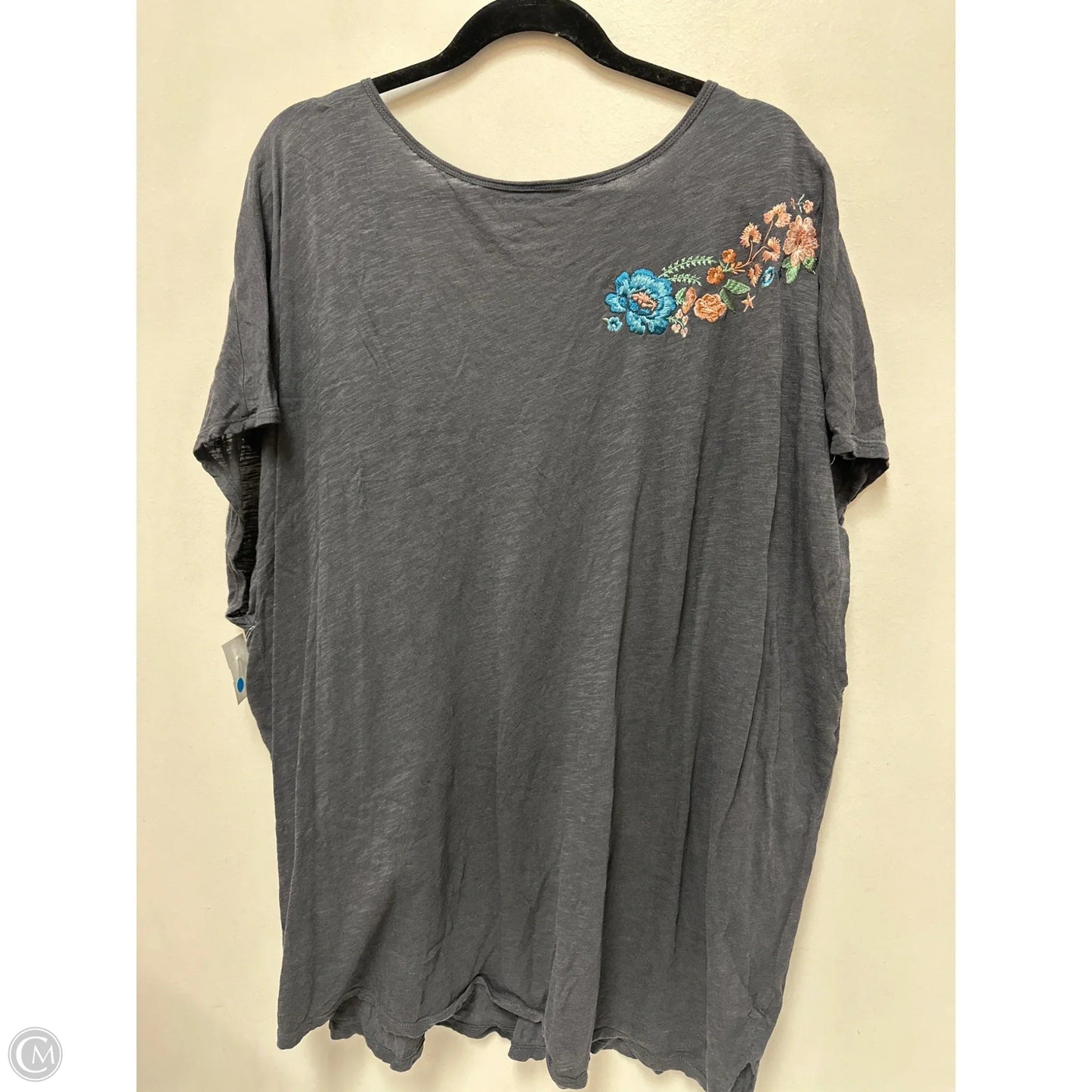 Top Short Sleeve By Torrid In Grey, Size: 4x
