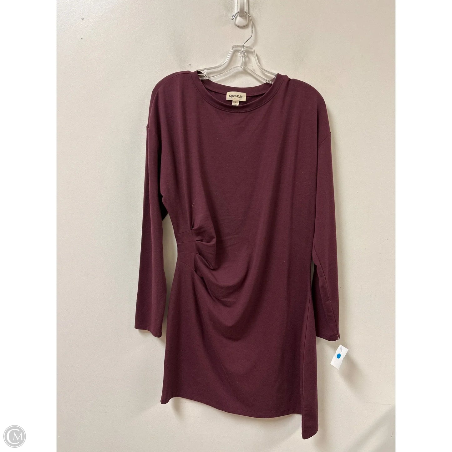 Dress Casual Midi By Open Edit In Red, Size: L