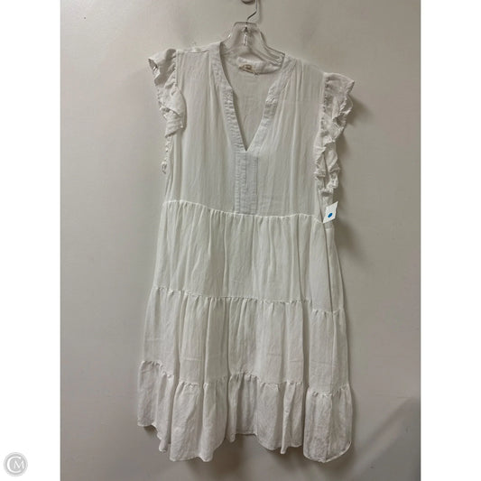 Dress Casual Midi By Entro In White, Size: Xl