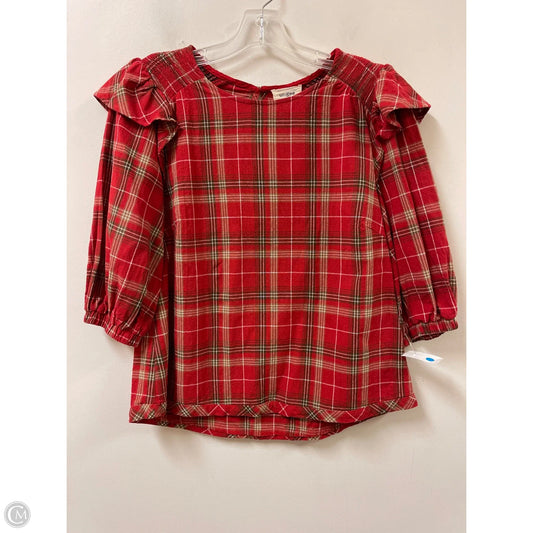 Top Long Sleeve By Umgee In Red, Size: S