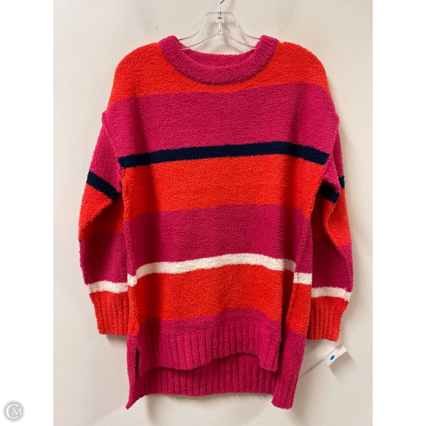 Tunic Long Sleeve By Entro In Pink, Size: S