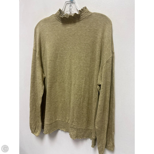 Top Long Sleeve By A New Day In Green, Size: 1x