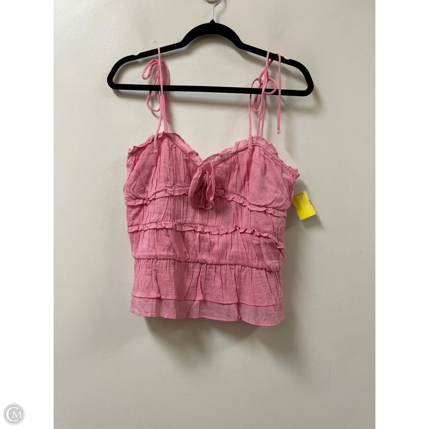 Top Sleeveless By Love Tree In Pink, Size: L