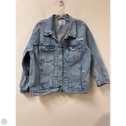 Jacket Denim By Old Navy In Blue Denim, Size: 2x